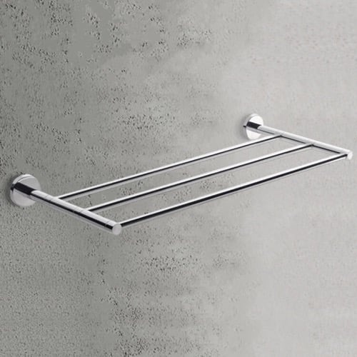 Chrome Wall Mounted Towel Shelf Gedy FE44-13